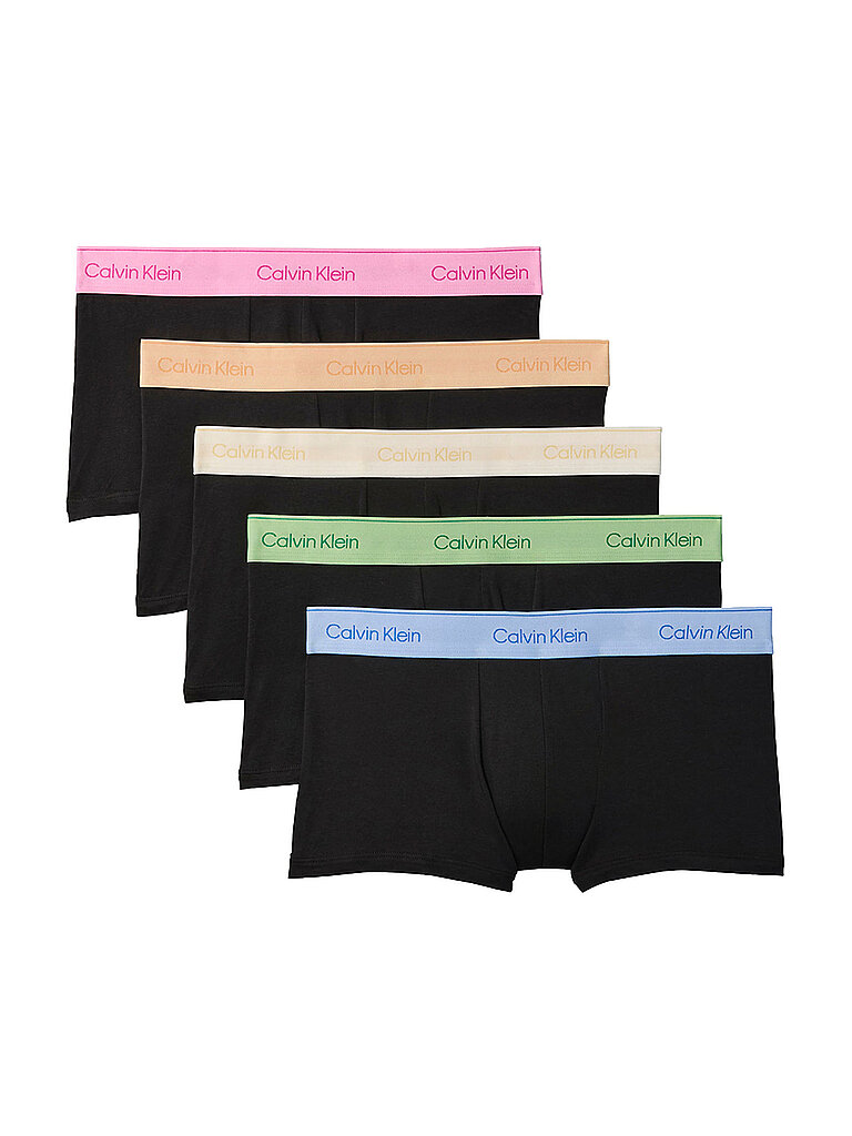 CALVIN KLEIN Pants 5er Pkg. purple schwarz | M