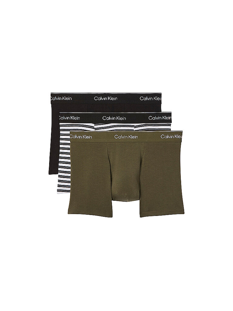 CALVIN KLEIN Pants 3er Pkg. beige schwarz | S