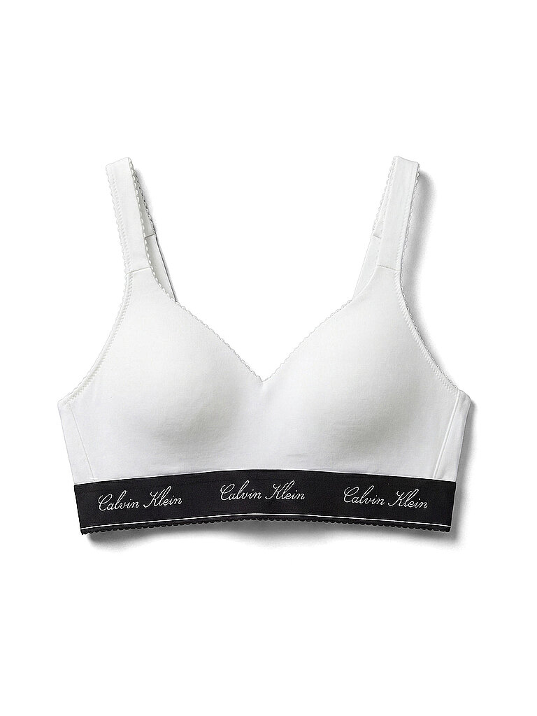 CALVIN KLEIN Bustier white weiss | S