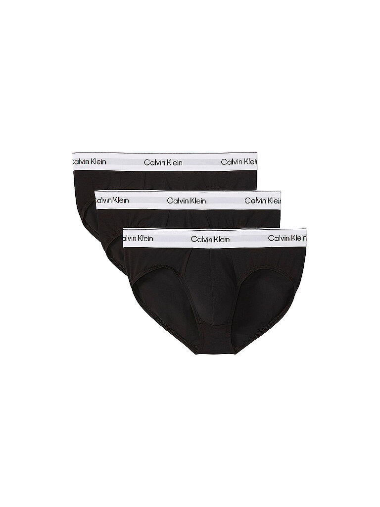 Slip 3er Pkg. black schwarz S herren