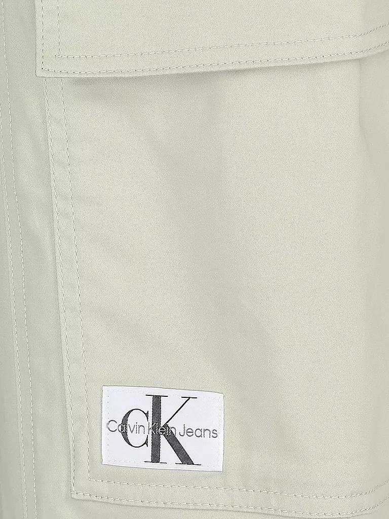 CALVIN KLEIN JEANS | Cargohose Straight Fit  | beige