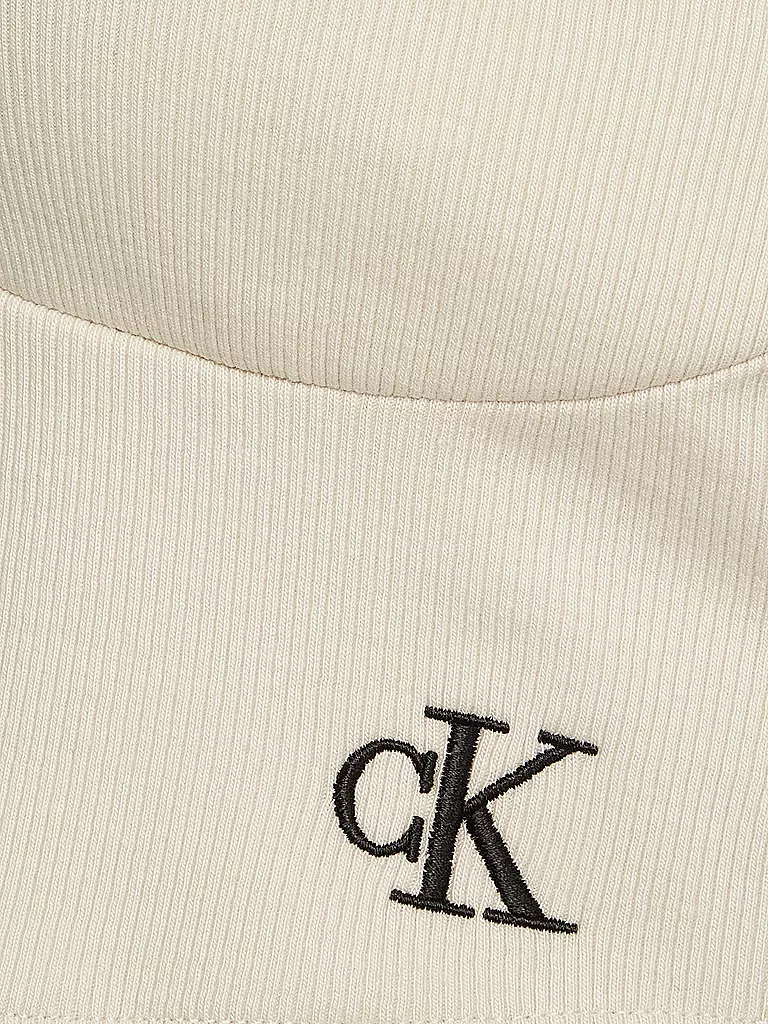 CALVIN KLEIN JEANS | Cropped Top | creme