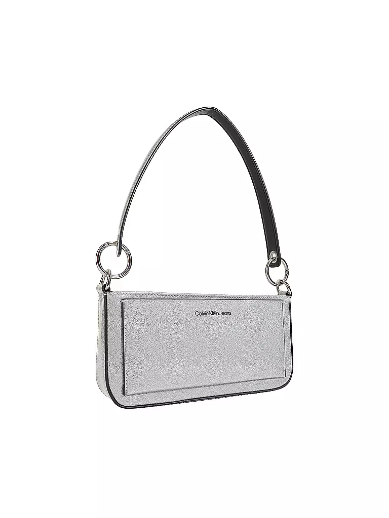 CALVIN KLEIN JEANS | Henkeltasche Shoulder Pouch | silber