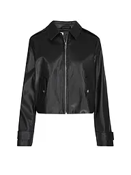 CALVIN KLEIN JEANS | Jacke in Lederoptik | Schwarz