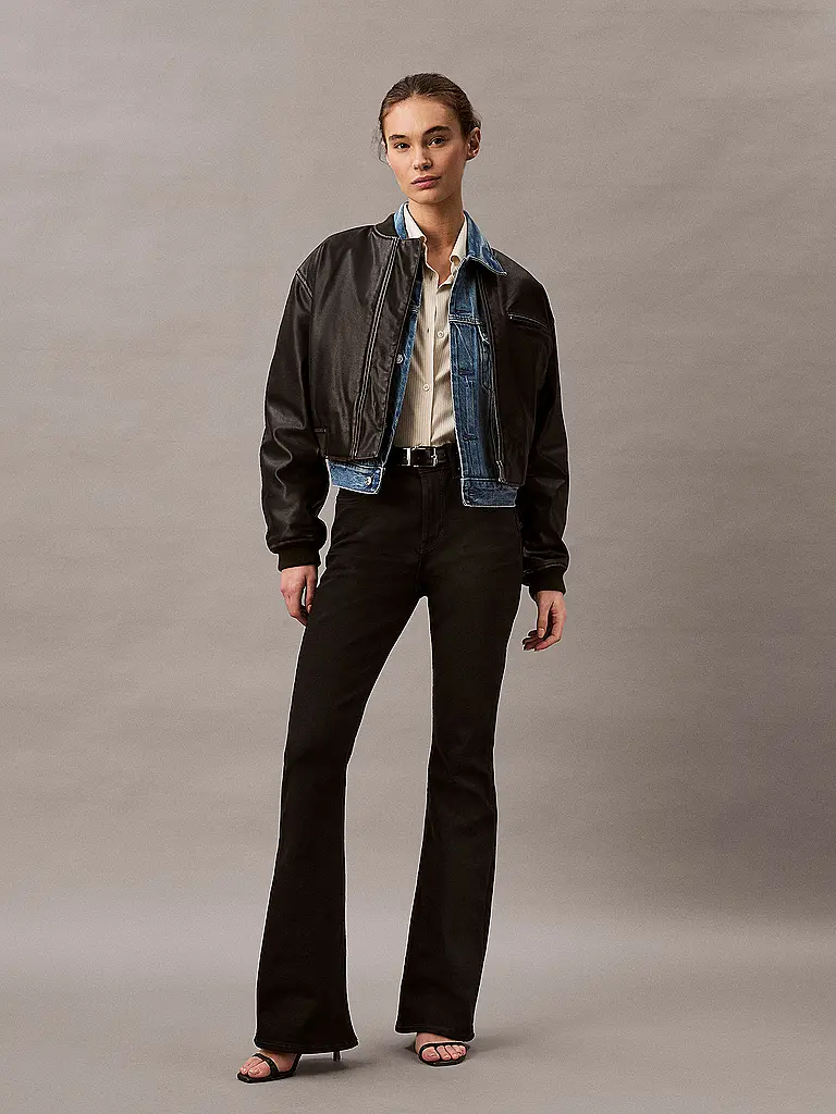 CALVIN KLEIN JEANS | Jeans Flared Fit | Schwarz