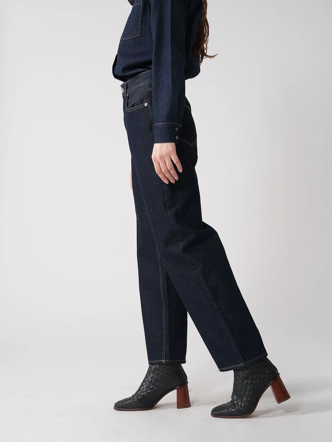 CALVIN KLEIN JEANS | Jeans Mom Fit BARREL | dunkelblau