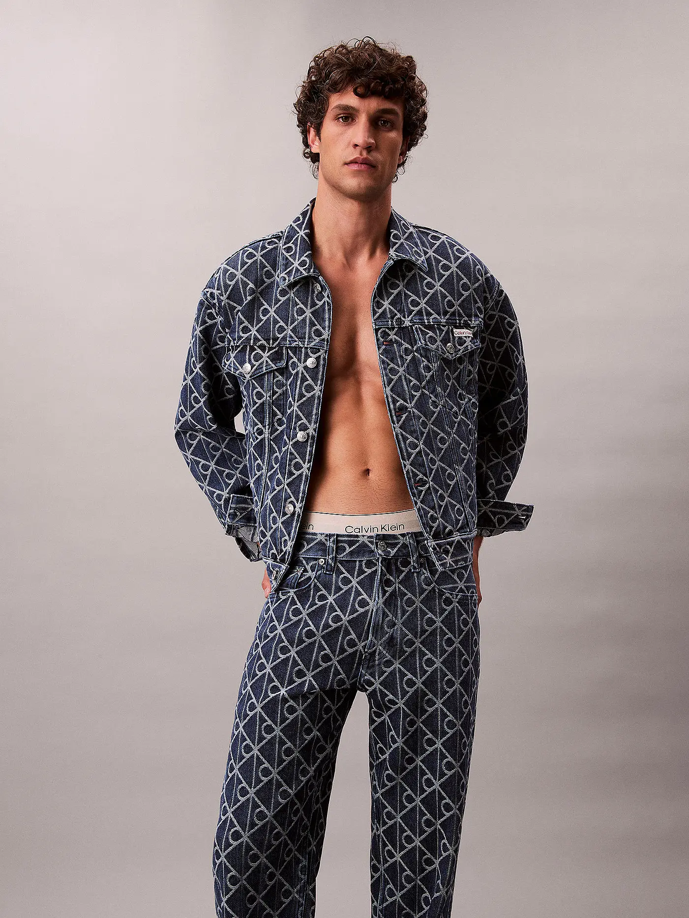 CALVIN KLEIN JEANS | Jeans Straight Fit  | blau
