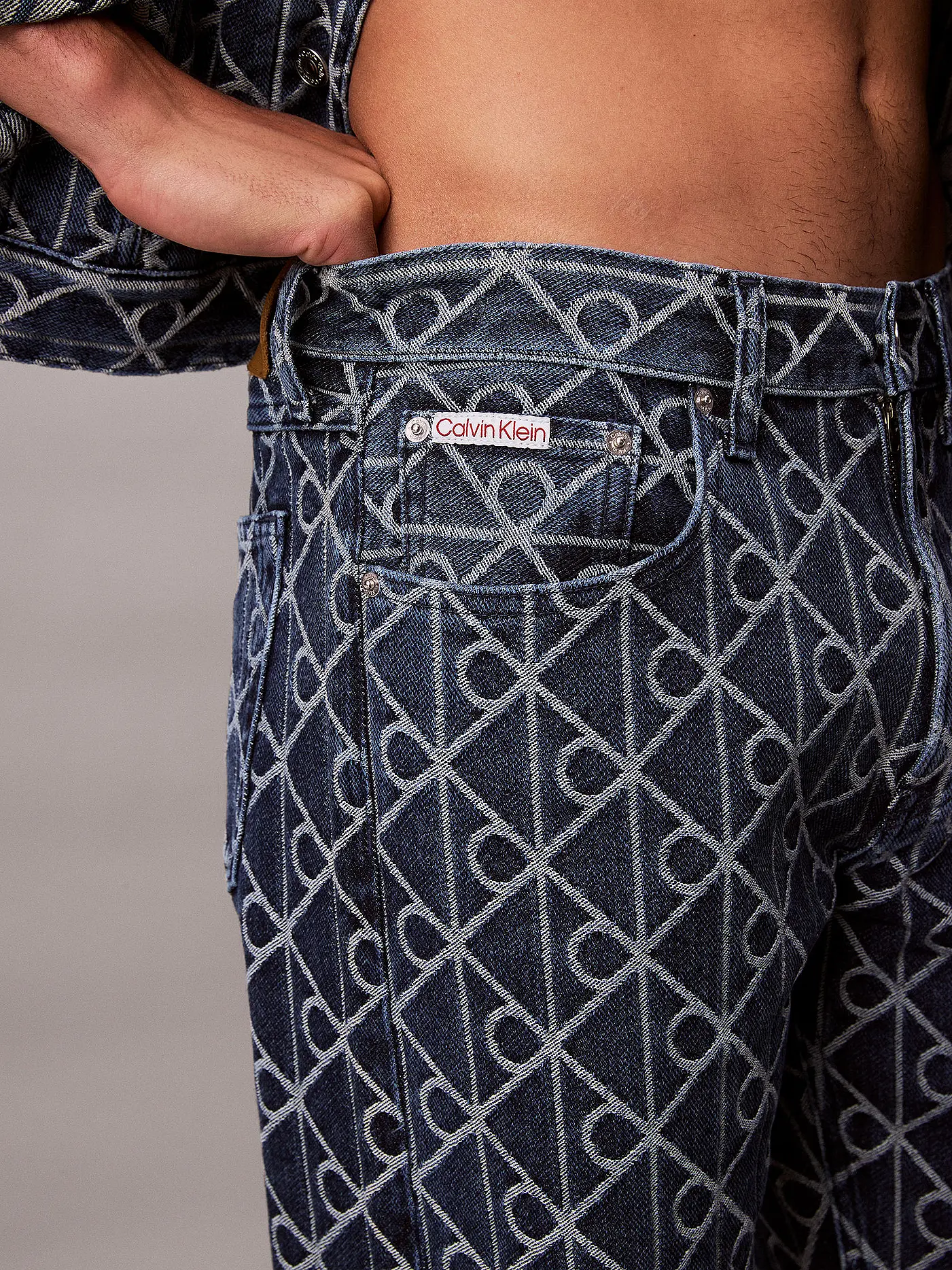 CALVIN KLEIN JEANS | Jeans Straight Fit  | blau