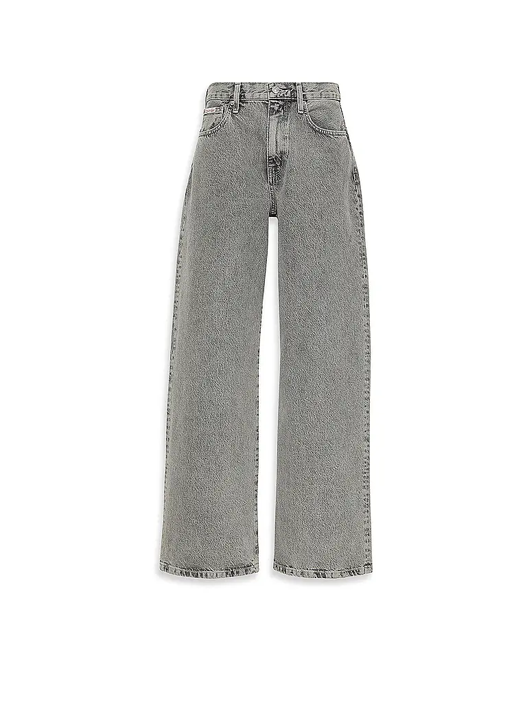 CALVIN KLEIN JEANS | Jeans Wide Leg  | grau
