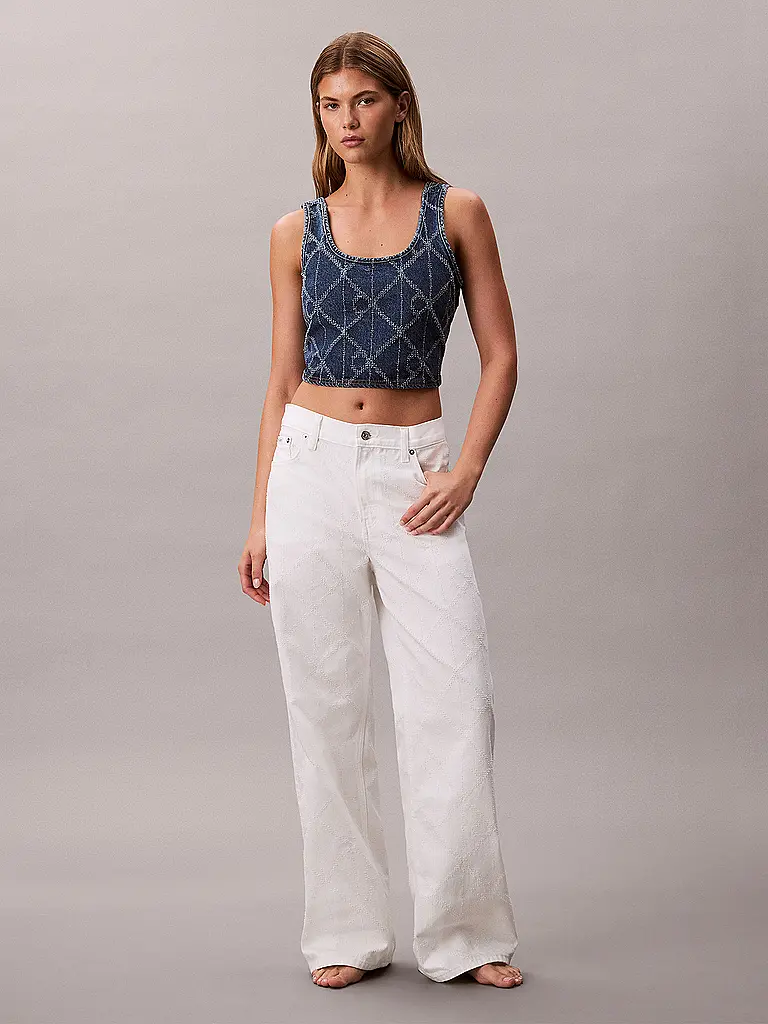 CALVIN KLEIN JEANS | Jeans Wide Leg  | creme