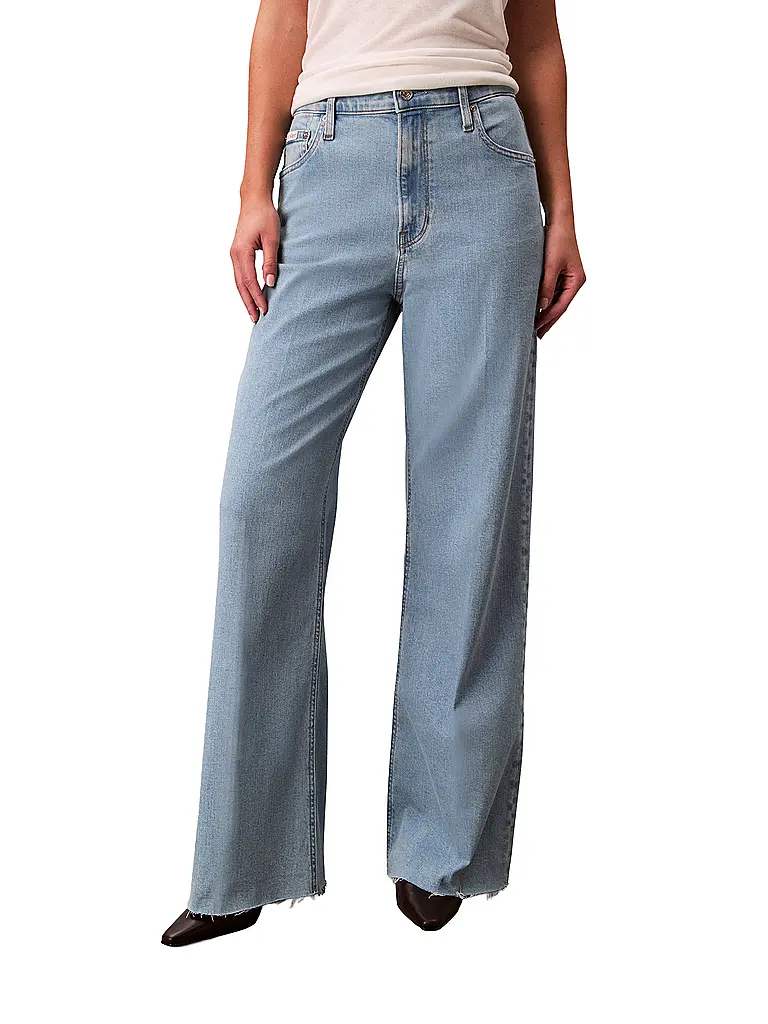 CALVIN KLEIN JEANS | Jeans Wide Leg  | blau