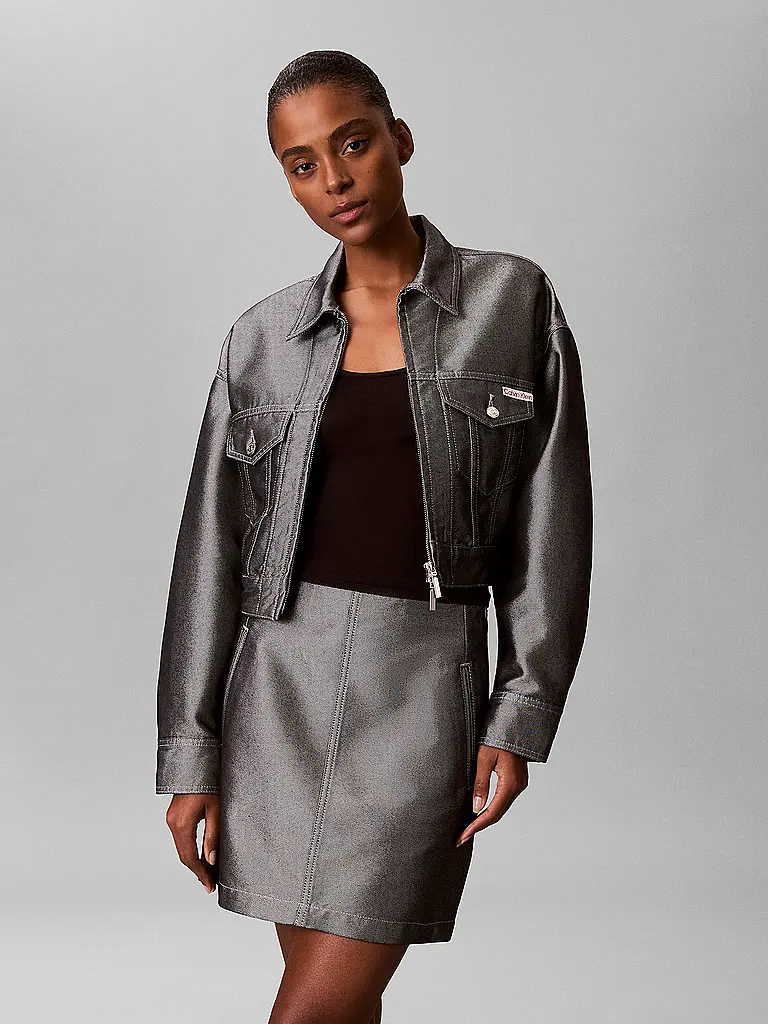 CALVIN KLEIN JEANS | Jeansrock  | Grau