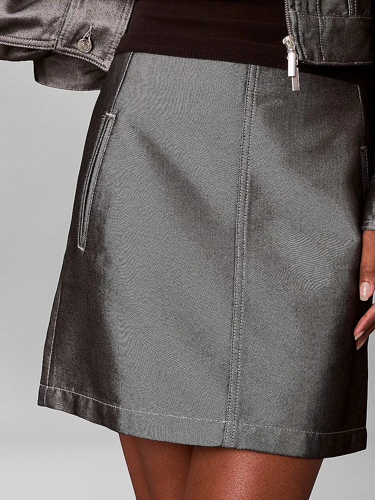 CALVIN KLEIN JEANS | Jeansrock  | Grau