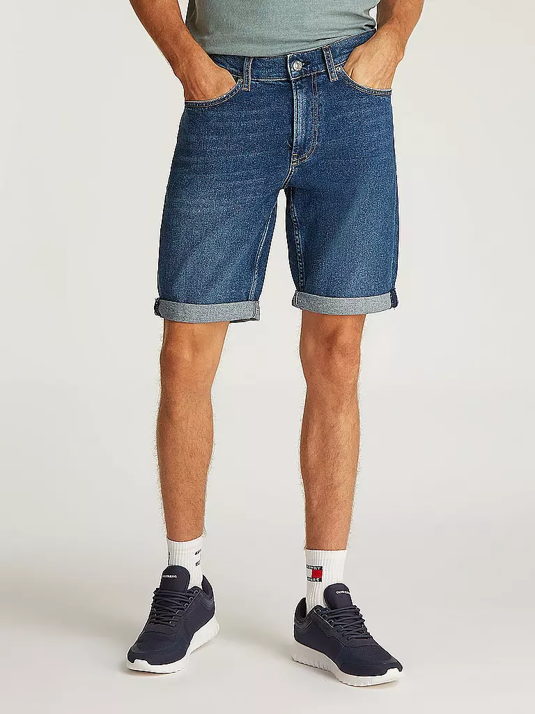 CALVIN KLEIN JEANS | Jeansshorts Slim Fit | blau