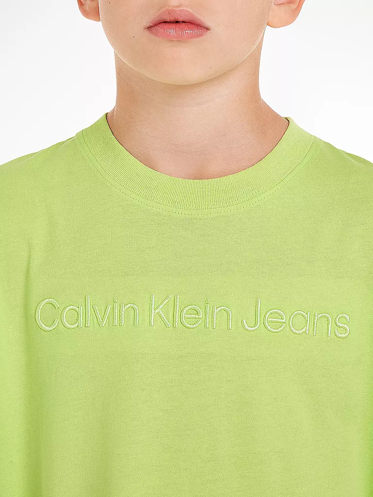 CALVIN KLEIN JEANS | Jungen T-Shirt  | grün