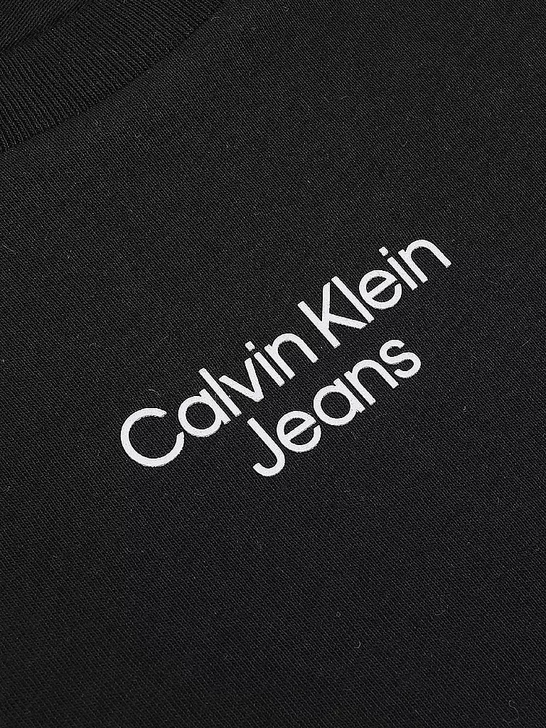 CALVIN KLEIN JEANS | Jungen T-Shirt Relaxed Fit | schwarz