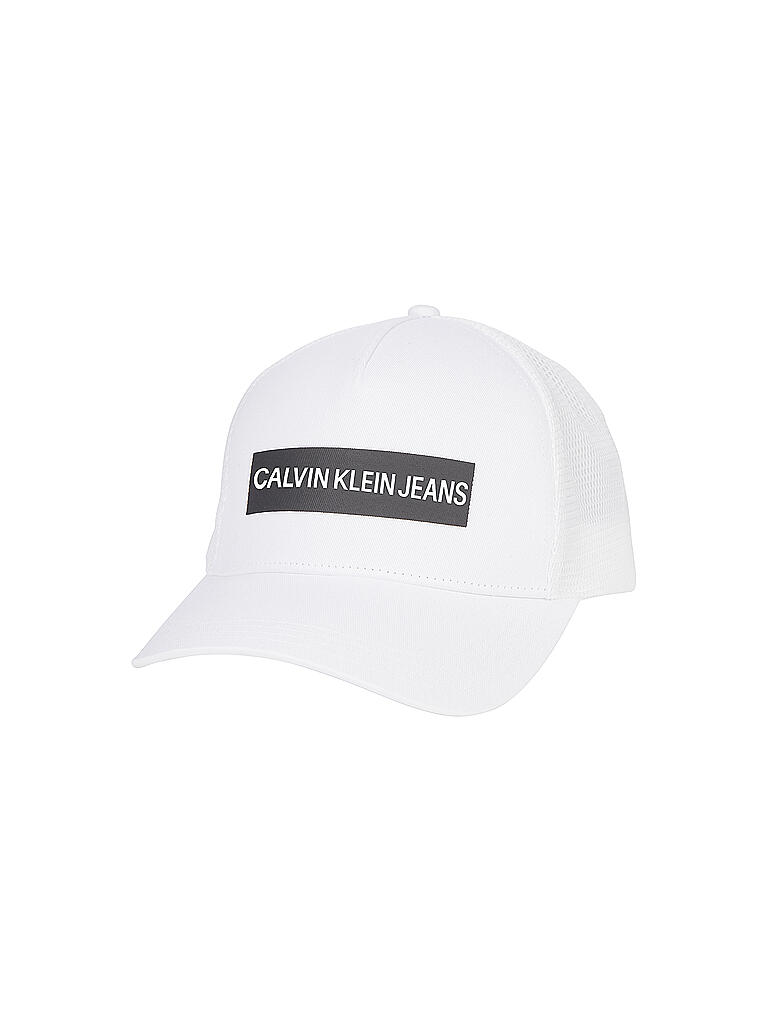 CALVIN KLEIN JEANS | Kappe Trucker Institutional | weiß