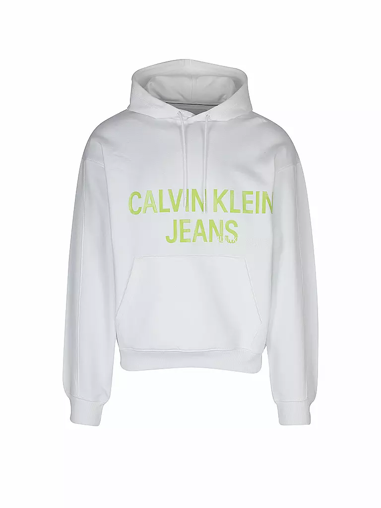 CALVIN KLEIN JEANS | Kapuzensweater - Hoodie | weiss