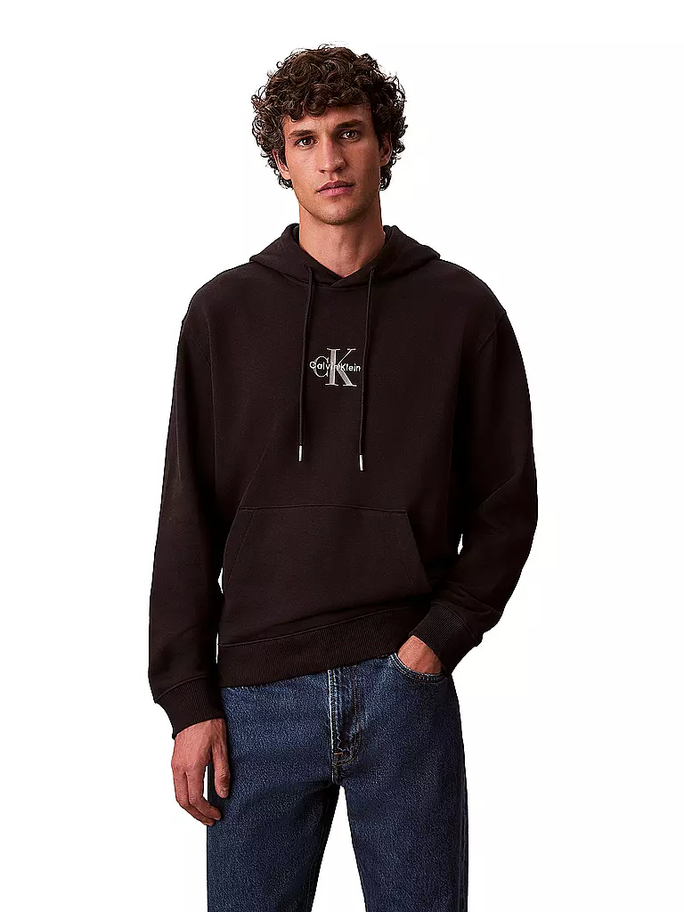 CALVIN KLEIN JEANS | Kapuzensweater - Hoodie | schwarz