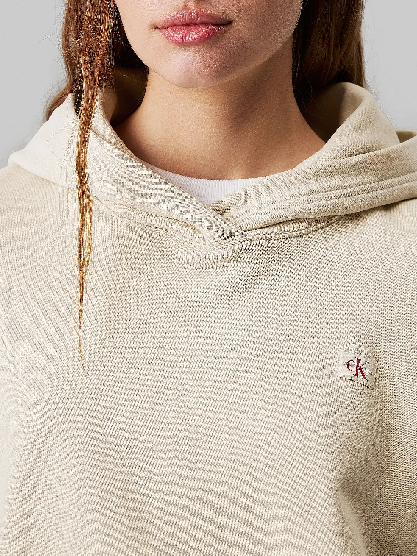 CALVIN KLEIN JEANS | Kapuzensweater - Hoodie | beige