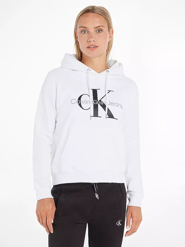 CALVIN KLEIN JEANS | Kapuzensweater - Hoodie | weiss