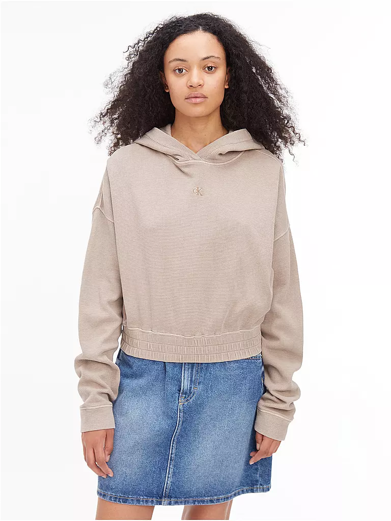 CALVIN KLEIN JEANS | Kapuzensweater - Hoodie | beige