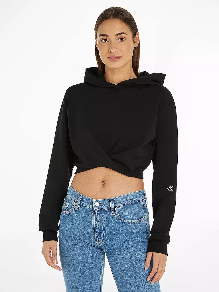 CALVIN KLEIN JEANS | Kapuzensweater - Hoodie | schwarz