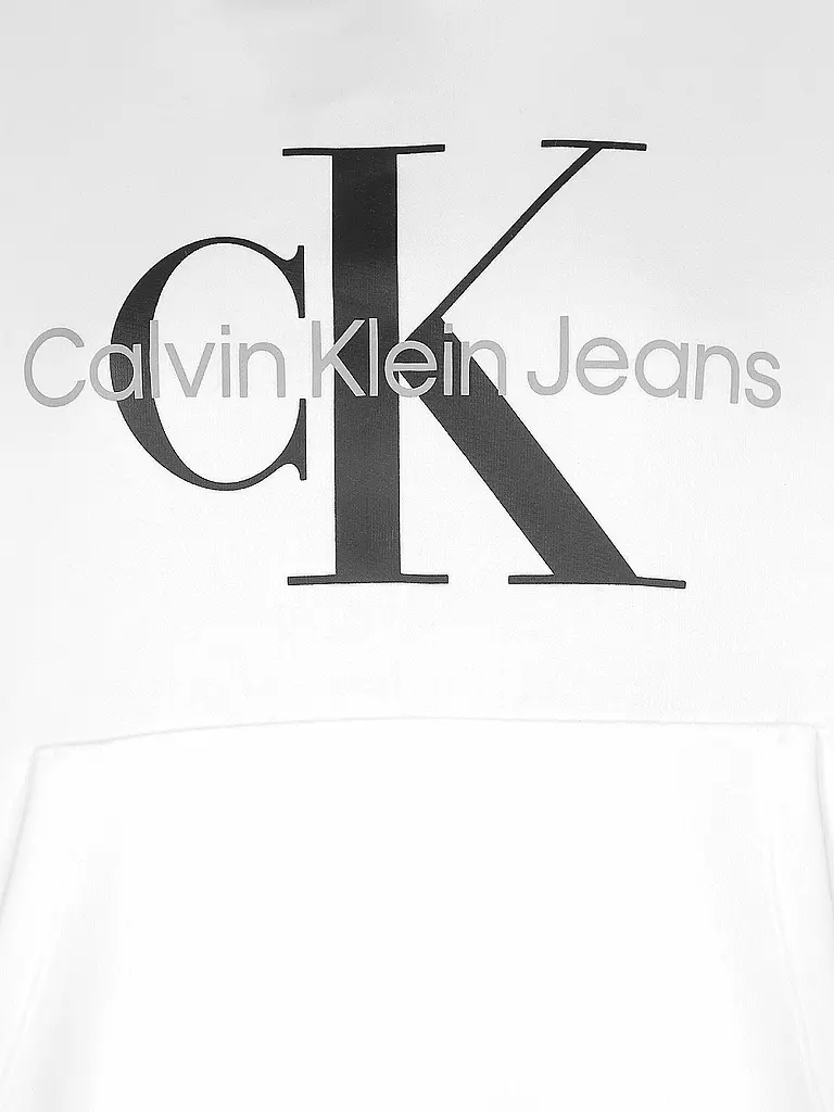 CALVIN KLEIN JEANS | Kapuzensweater - Hoodie | weiss