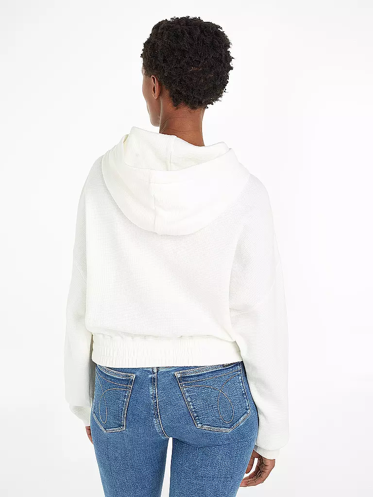 CALVIN KLEIN JEANS | Kapuzensweater - Hoodie | creme