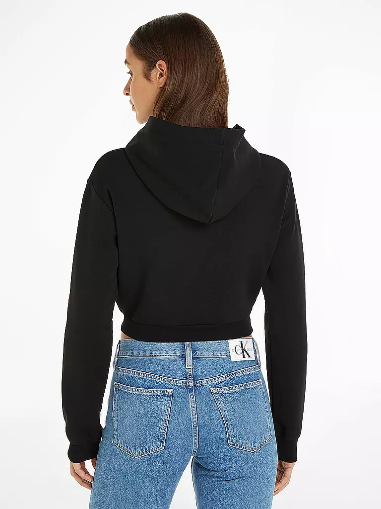 CALVIN KLEIN JEANS | Kapuzensweater - Hoodie | schwarz