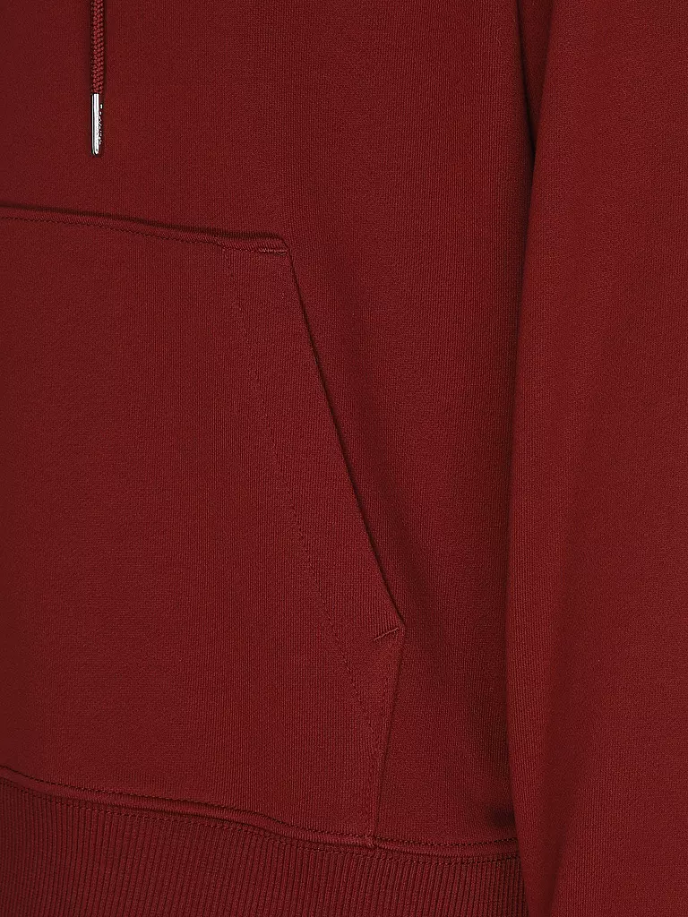 CALVIN KLEIN JEANS | Kapuzensweater - Hoodie | dunkelrot