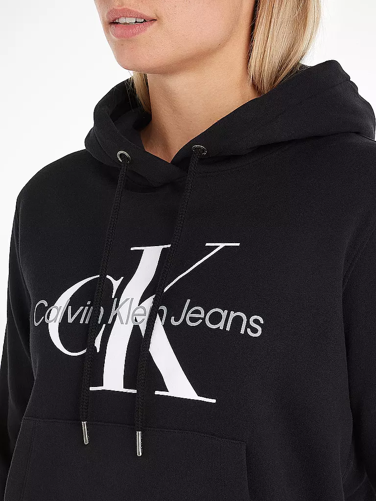 CALVIN KLEIN JEANS | Kapuzensweater - Hoodie | schwarz