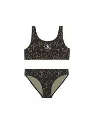 CALVIN KLEIN JEANS | Kinder Bikini Set  | braun