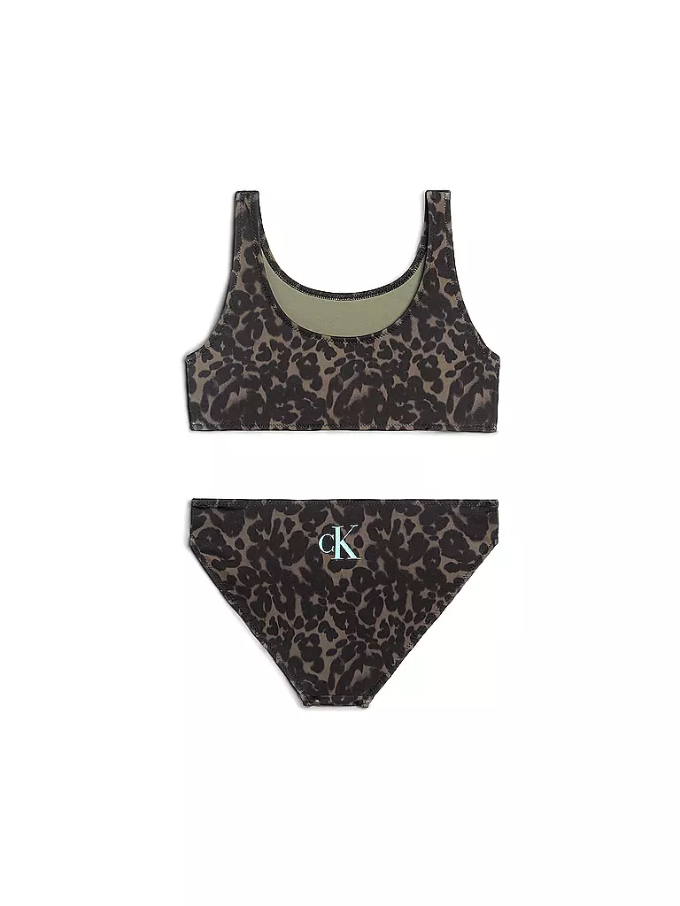CALVIN KLEIN JEANS | Kinder Bikini Set  | braun