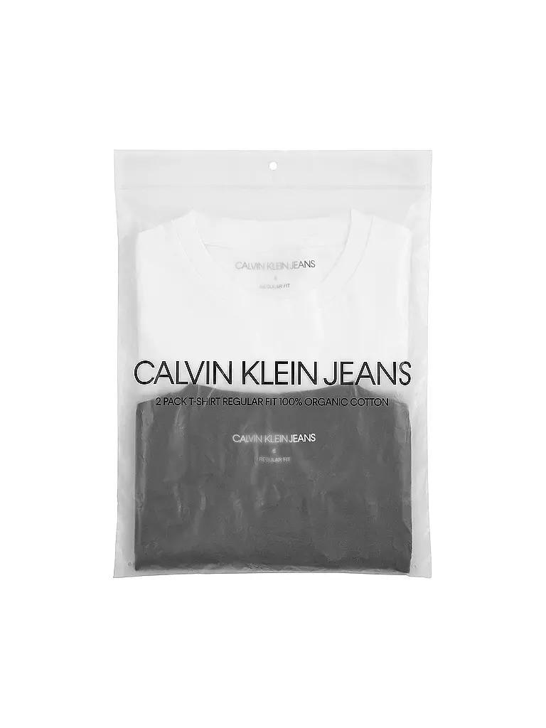 CALVIN KLEIN JEANS | Kinder T Shirt 2er Pkg | weiss