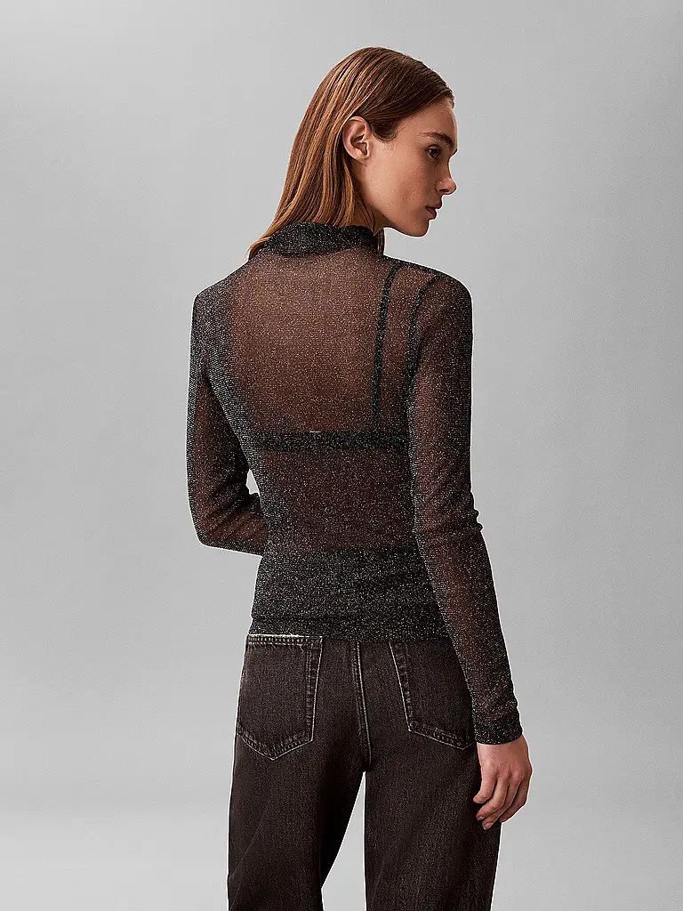 CALVIN KLEIN JEANS | Langarmshirt  | Schwarz