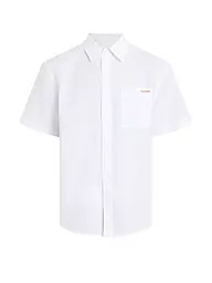 CALVIN KLEIN JEANS | Leinenhemd  | weiss