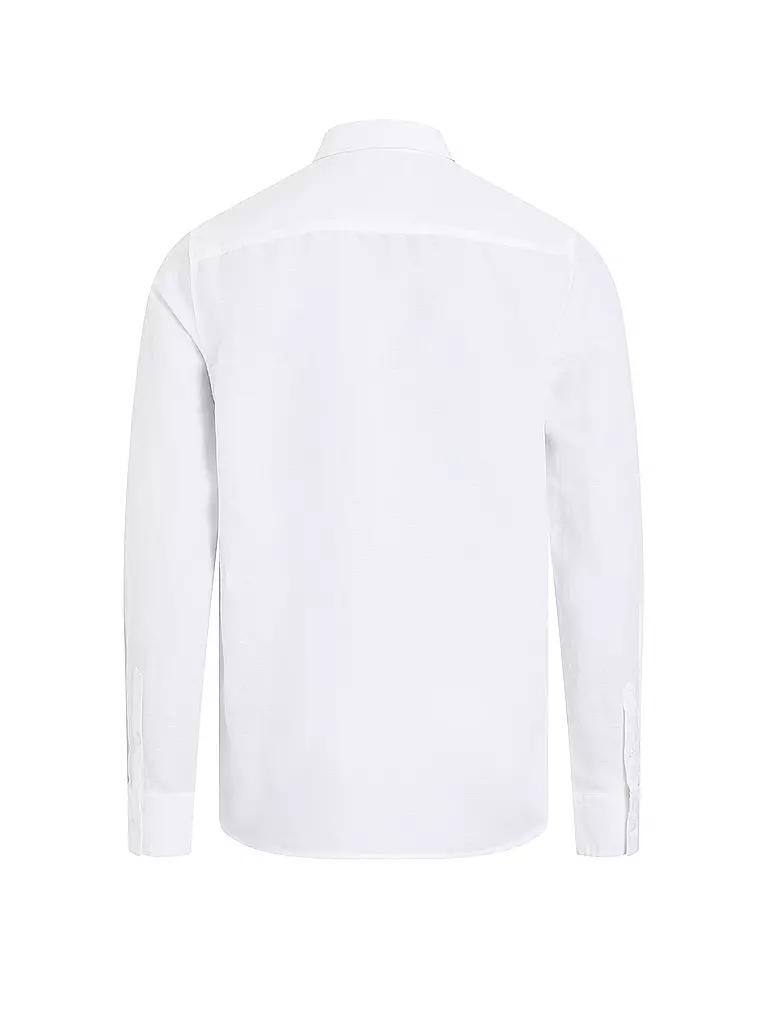 CALVIN KLEIN JEANS | Leinenhemd | schwarz
