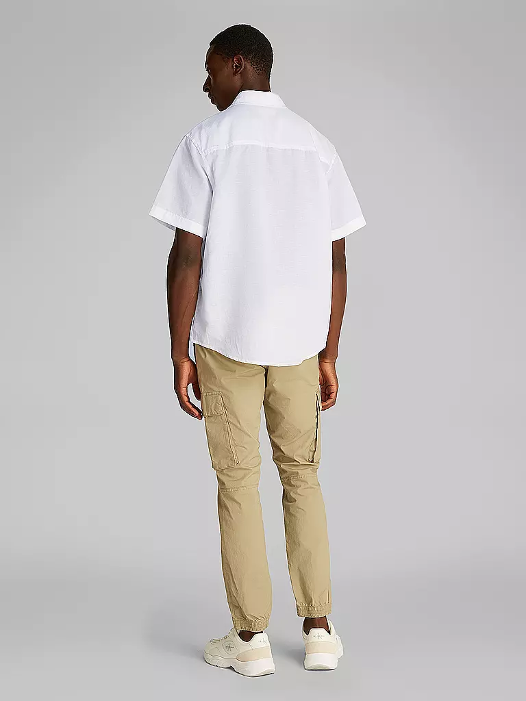 CALVIN KLEIN JEANS | Leinenhemd | schwarz
