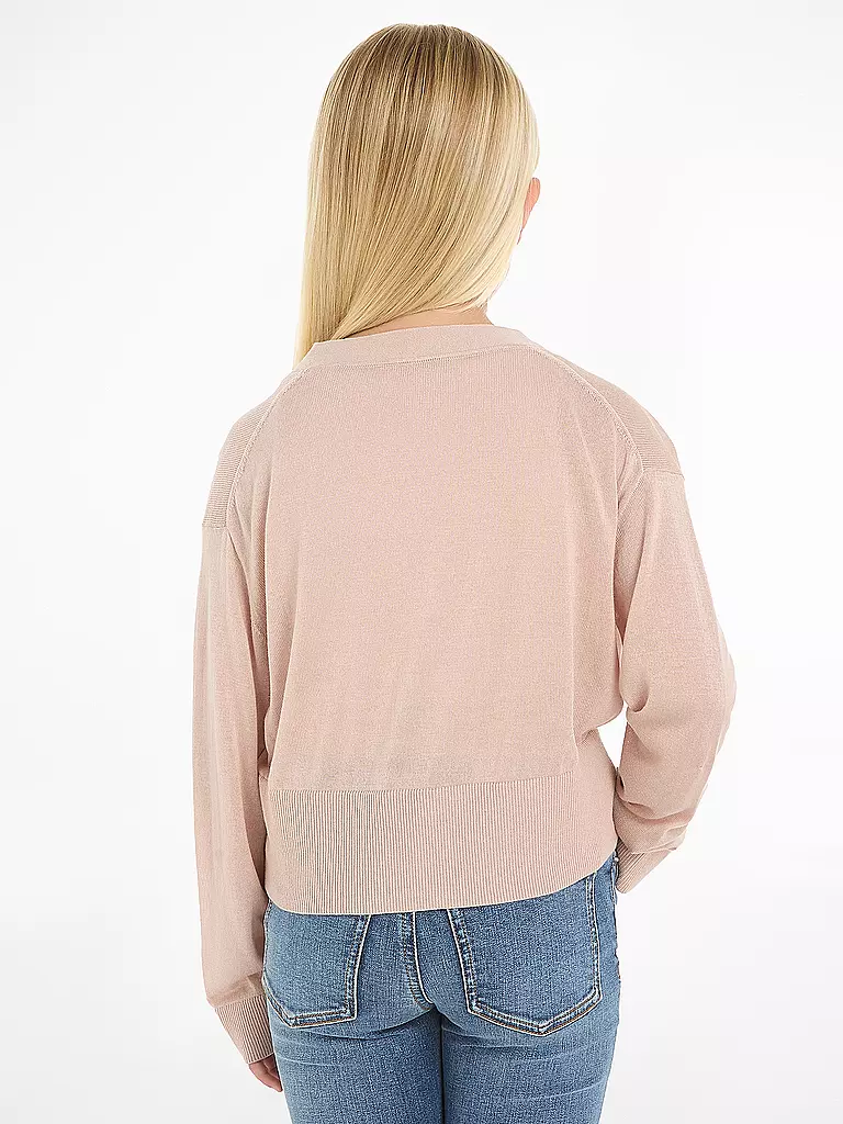 CALVIN KLEIN JEANS | Mädchen Cardigan  | rosa