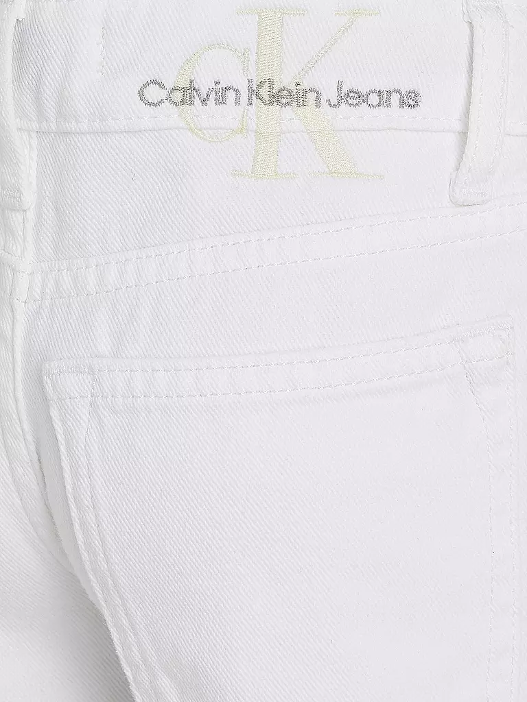 CALVIN KLEIN JEANS | Mädchen Jeans Straight Fit | weiss