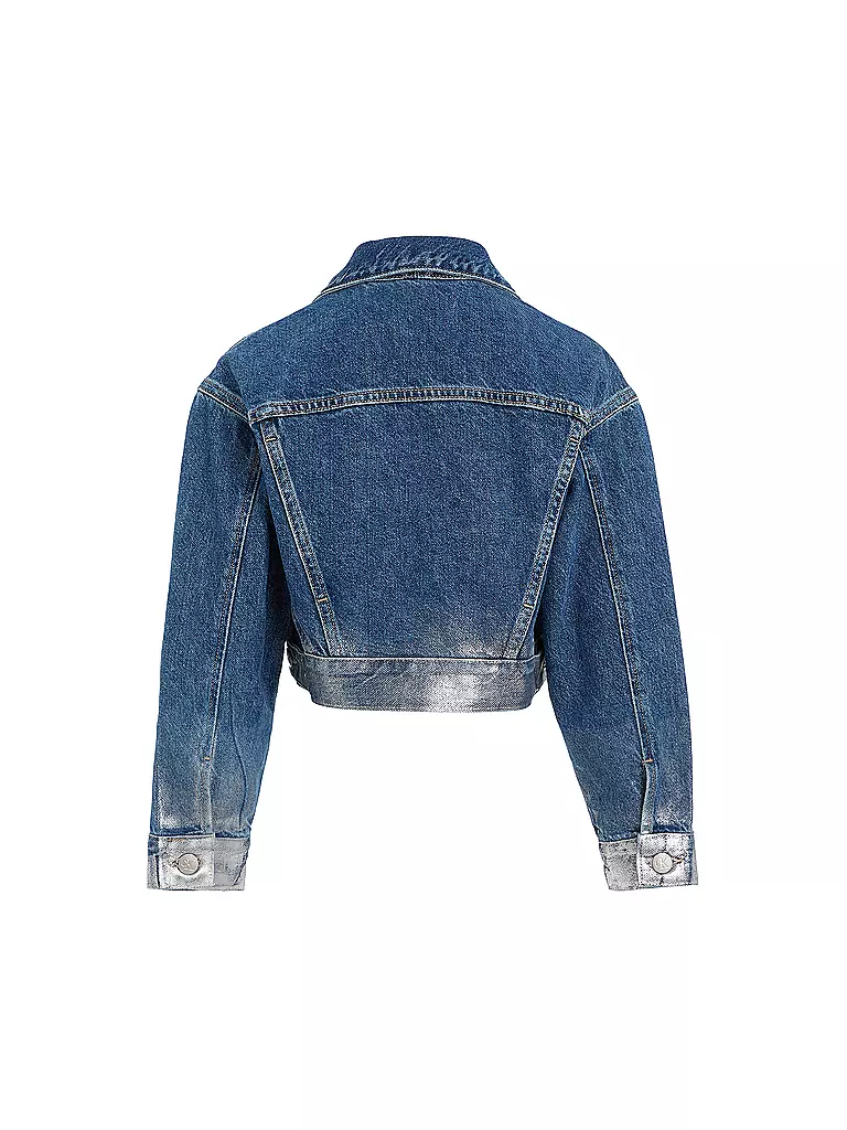 CALVIN KLEIN JEANS | Mädchen Jeansjacke Cropped Fit | blau