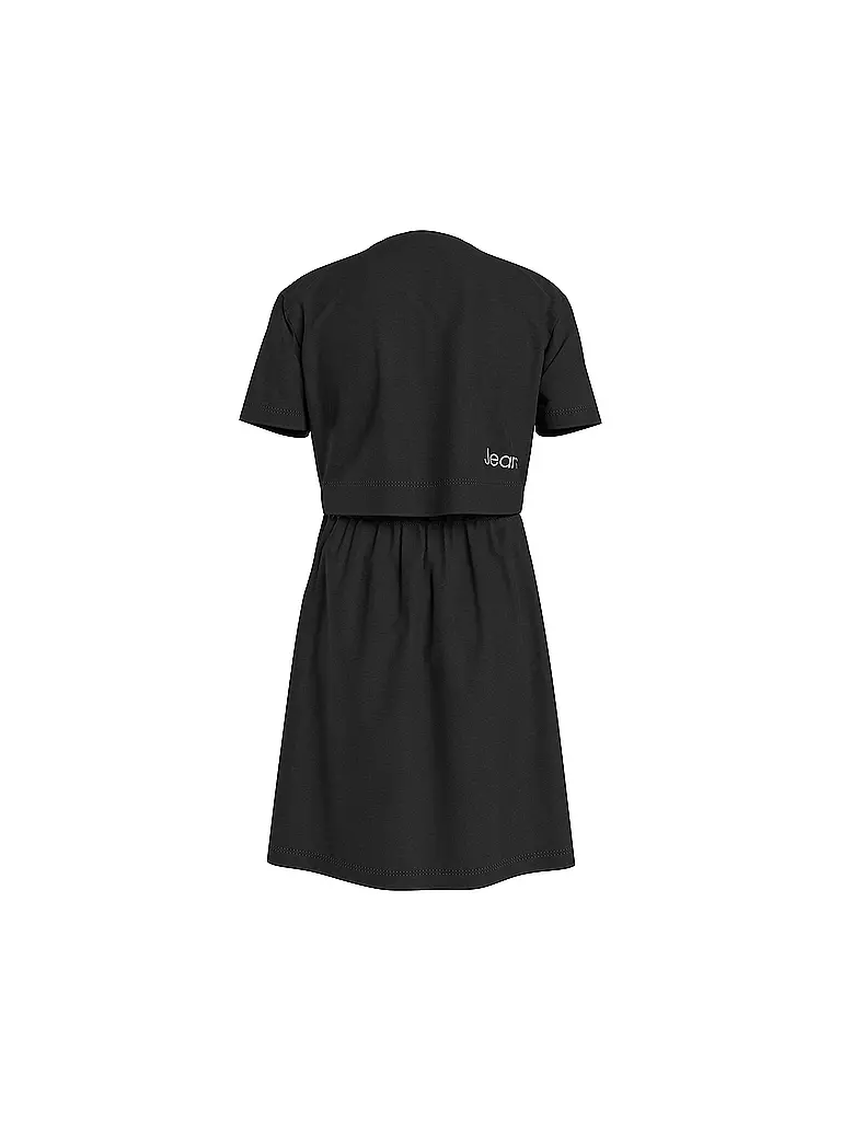 CALVIN KLEIN JEANS Mädchen Kleid schwarz | Sommerkleider