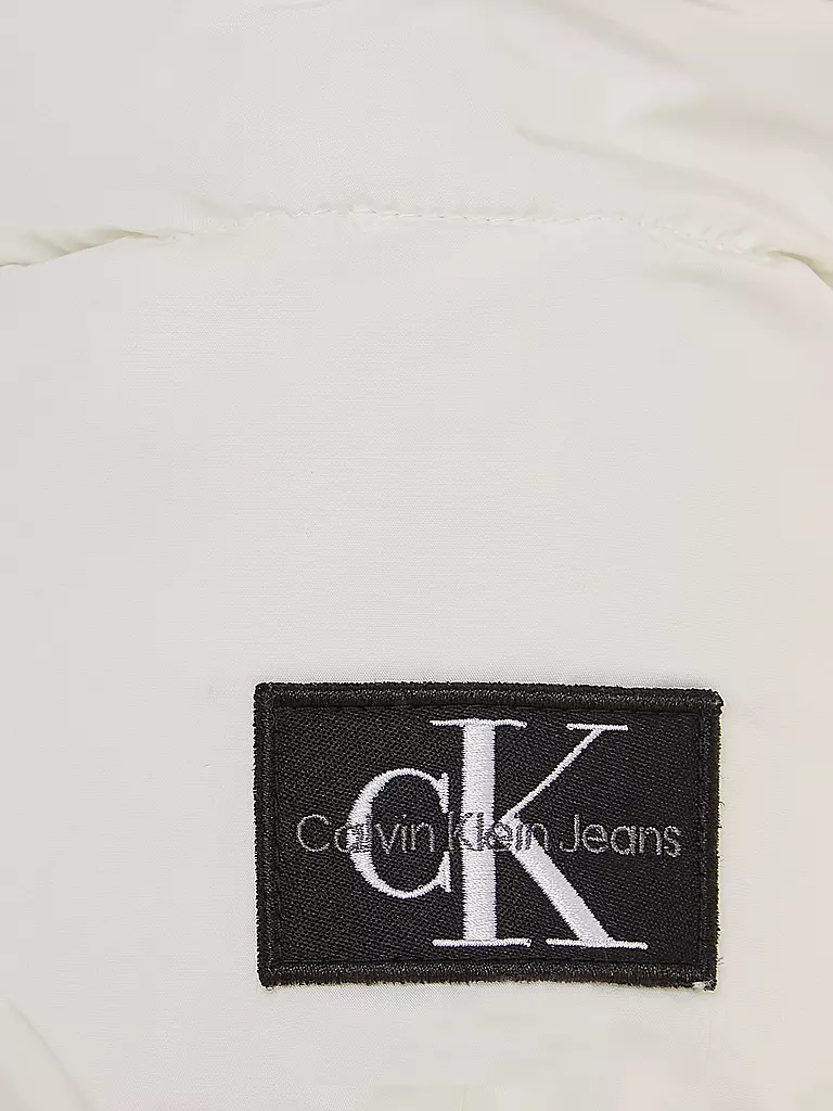 CALVIN KLEIN JEANS | Mädchen Steppjacke  | creme