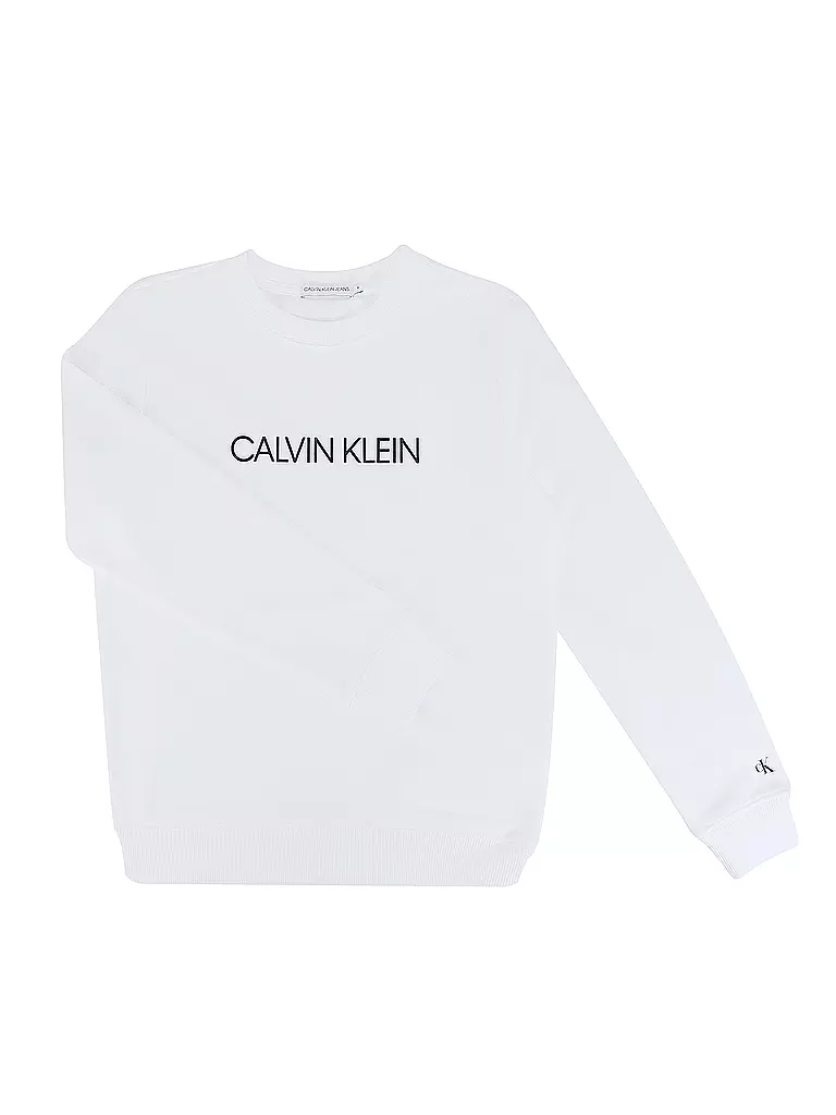 CALVIN KLEIN JEANS | Mädchen Sweater | weiss