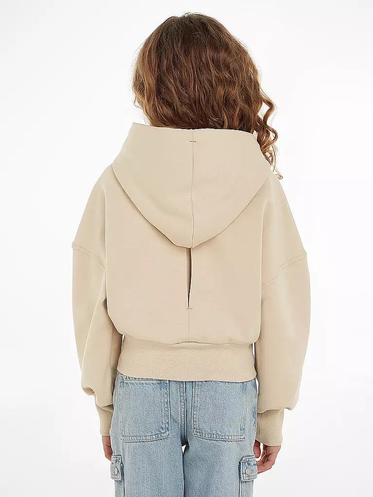 CALVIN KLEIN JEANS | Mädchen Sweatjacke  | beige