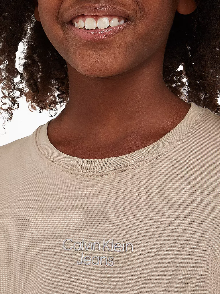 CALVIN KLEIN JEANS | Mädchen T-Shirt | beige