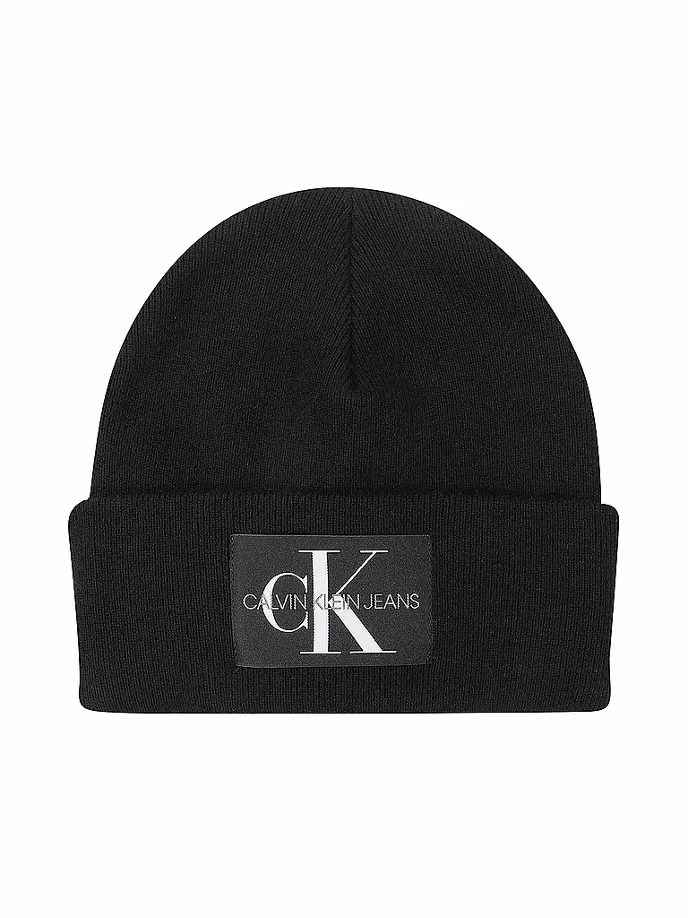 CALVIN KLEIN JEANS | Mütze - Beanie  | schwarz