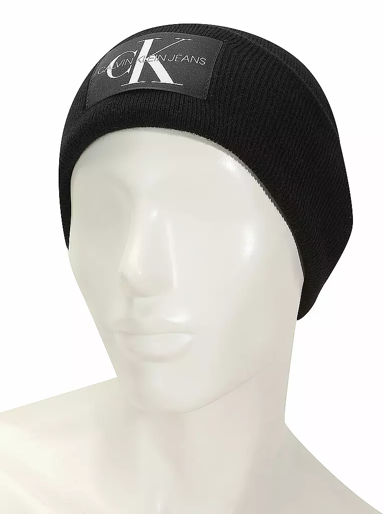 CALVIN KLEIN JEANS | Mütze - Beanie  | schwarz