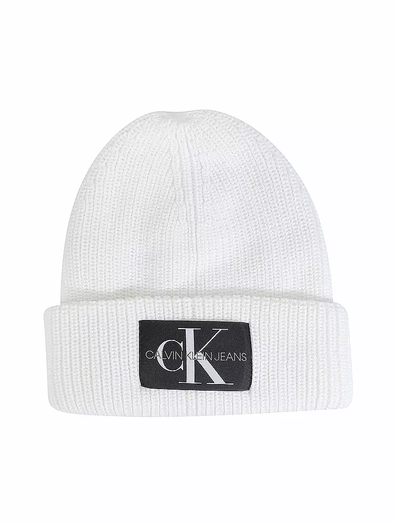 CALVIN KLEIN JEANS | Mütze - Haube | weiss